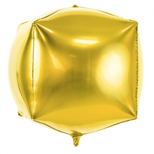 Quadratballon gold