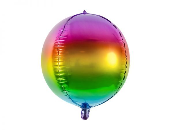 Kugelballon Regenbogen ombre